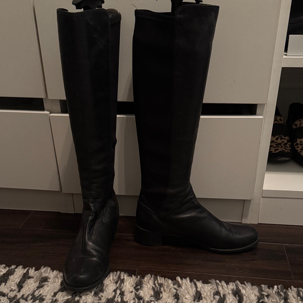 Stuart Weitzman Black Knee-High Boots